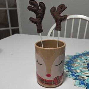 FTD Reindeer Vase